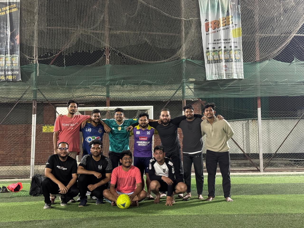 Sports Gathering on the Pitch